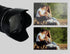 46MM Reversible Lens Hood for Panasonic Lumix G 25mm f/1.7 ASPH....