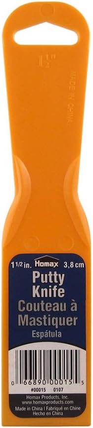 Homax Drywall/Putty Knife, Yellow, 1-1/2"...