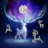 100g (60pcs) Wholesale Bulk Lots Christmas Animal Elk Deer Charms for Jewelry Making Mixed Smooth Tibetan Silver Metal Charms Pendants DIY For Jew...