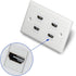 HDMI Keystone Jack 4K, 20 Pack HDMI Keystone Insert Female to Female Coupler Video Adapter (White)...