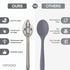 Perforated Stainless Steel Spoon - Serving Slotted Spoons for Restaurant - Large Metal Commercial Tablespoon for Cooking 3 Pcs...