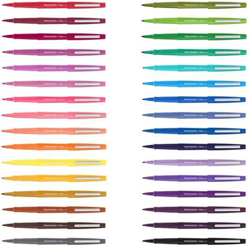 Paper Mate Flair Felt Tip Pens | Medium Point (0.7mm) | Sky Blue | 12 Count...