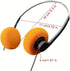 2Pcs Orange Retro Over-Ear Headphone,Vintage Feelings Underwire Headphone,Hi-Fi Stereo Earphone Headset, Retro Lightweight Earphones for Most Mobi...