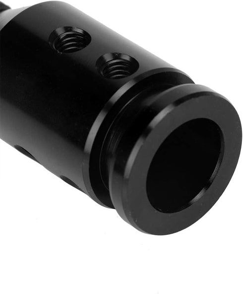Universal Shift Knob Adapter,Aluminum Car Shift Knob Adapter for Non Threaded Shifters 12x1.25 (Black)...