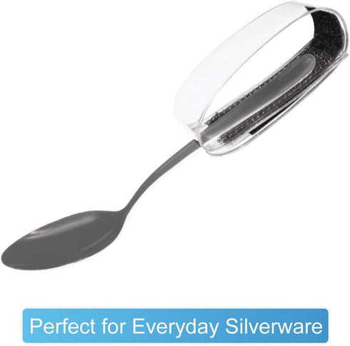 Rehabilitation Advantage Clear Plastic Utensil Holder...
