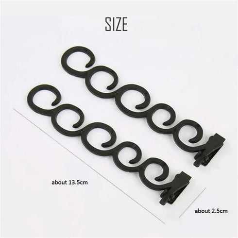 2Pcs For Black Hair Braiding Tool DIY Styling Ponytail Maker French Braid Tool for Hair Women Fashion Hair Styling Clip DIY French Hair Braiding T...