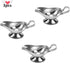 Stainless Steel 3 OZ Gravy Boat Juice Bucket Dish Roasting Sauce Dish 3 Pack...