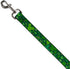 Buckle-Down Pet Leash - St. Patrick's Day Mickey Collage Greens - 6 Feet Long - 1" Wide...
