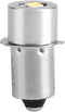 POCREATION LED Flashlight Bulb, P13.5S Base 1W LED Bulb, LED Conversion Bulb Compatible with Maglite Craftsman Greatlite Vintage Flashlight(3V), L...