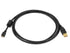 Monoprice 6-Feet USB 2.0 A Male to Micro 5pin Male 28/24AWG Cable with Ferrite Core (Gold Plated) (105458),Black...