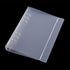 A5 6 Ring Binder Cover Clean Transparent Soft PVC for Refillable Notebook Shell withMatte surfaceforStamp & Die Storage...