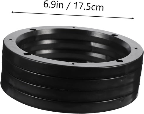 GLEAVI 2 Pairs Plastic Horn Gasket Abs Speaker Spacers Plastic Washers Auto Speaker Adapter Ring Speakers for Vehicles Speaker Spacers Doss Speake...