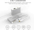 USB C to HDMI DVI VGA USB 3.0 Adapter,USB 3.1 Type-C 4in1 Hub to HDMI DVI 4K VGA USB Adaptor Converter (Thunderbolt 3 Compatible), USB-C Adapter f...