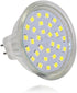 12V Low Voltage MR16 GU5.3 Led 4W Daylight White 6000k Bulb Equivalent to 20W 35W Halogen Spotlights for Outdoor Landscape Flood Track Lighting (4...