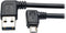 TRIPP LITE Reversible USB Charge Cable Left Right A to Right 5-Pin Mic B (UR05C-003-RARB)...