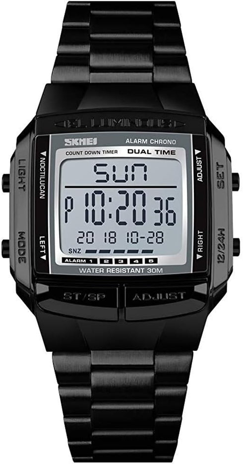 MASTOP Mens Digital Watch Sports Alarm Stopwatch Business Watches Square Waterproof Men's Wrist Watches...