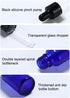 AKOAK 30ml Blue Glass Bottle with Dropper - for Essential Oils or Laboratory Chemicals, Pack of 3...