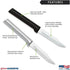 RADA Cutlery Regular Paring Knife with Quick Edge Sharpener, Silver Handle, Pack of 3...