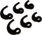 BudLoks Earphone Sport Grips for in-Ear and Ear Canal Earbuds, Black......