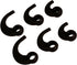 BudLoks Earphone Sport Grips for in-Ear and Ear Canal Earbuds, Black......