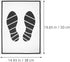 20 Pcs Car Foot Mat Disposable Paper Floor Mats Waterproof Car Floot Mat Black White Auto Foot Pads Universal Car Floor Protector Cover 15 x 20 in...