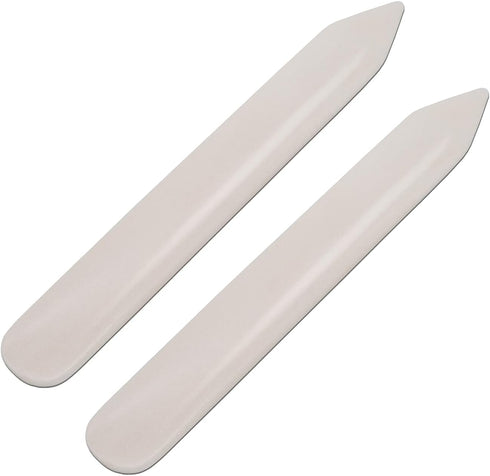 DEEDYGO 2 PCS 100% Real Bone Folder Scoring Folding Creasing Origami Paper Creaser Crafting Scrapbooking Tool for DIY Handmade Leather Burnishing,...