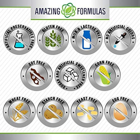 Amazing Formulas Calcium with Vitamin D3 220 Softgels Supplement | Non-GMO | Gluten Free...