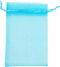 ATCG 50pcs 8x12 Inches Large Drawstring Organza Bags Decoration Festival Wedding Party Favor Makeup Pouches (Aqua Blue)...
