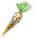 50pcs Carrot Shaped Candy Bags Creative Cone Cellophane Bags Easter Triangle Gift Bags with Twist Ties Translucent Gift Storage Packaging Bag for ...