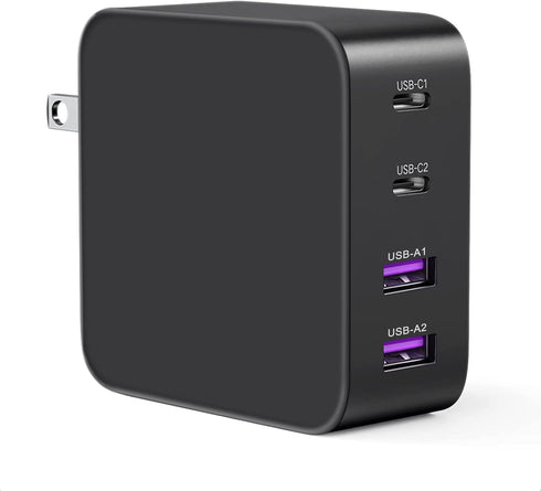 DTK USB C Wall Charger, 120W Fast Charger Block Plug, 4-Port Portable Power Adapter Charger Station for iPhone 14 13 12 11 Pro Max SE XS XR X 8 7,...