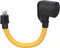 30 Amp to 110 RV Adapter Cord, NEMA 5-15P Male to TT-30R Female Electrical Power Dogbone with Grip Handle, Heavy Duty STW 10 Gauge for RV Trailer ...