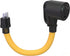 30 Amp to 110 RV Adapter Cord, NEMA 5-15P Male to TT-30R Female Electrical Power Dogbone with Grip Handle, Heavy Duty STW 10 Gauge for RV Trailer ...