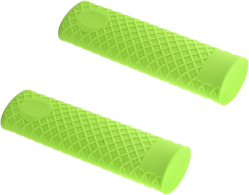 uxcell Silicone Kitchen Heat Resistant Pot Pan Handle Grip Holder Sleeve Cover 2pcs Green...
