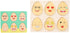 Montessori Wooden Face Expressions Matching Block Puzzle Educational Games Kids Emotion Matching Game Focus Training Parent-Child Interactive Toys...