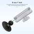 FANAUE Flex Adhesive Ball Base Compatible with RAM Mounts B Size Double Socket Arm, 1" Ball Head Adapter for Motorcycle Phone Mount Bike Phone Hol...