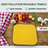 Reusable Paperless Paper Towels - Zero Waste Eco Friendly Washable Paper Towel,Lint Free Highly Absorbent Kitchen Cleaning Cloths,30 Pack Fast Dry...