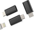 Lightning Female to Micro USB Male Charger Adapter(3pack)Android Power Charging Data Sync Charge Cable Port Converter for Galaxy S7 Active S6 Edge...
