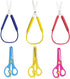 Loop Scissors for Children and Teens, Right and Lefty Support, Easy-Open Squeeze Handles Safety Scissors Toddler Safety Craft Scissors Student & C...