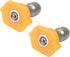 MroMax Pressure Washer Spray Nozzle Tips, 1/4" Stainless Steel, Yellow 2Pcs (15 Degree, 1.6mm Orifice Diameter)...
