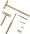 6 in 1 Mini Multifunction Copper Hammer & Screwdriver Hand Tools Detachable Screwdriver Service Tools for Watchmaker Jewelers, Walnuts Eaters and ...