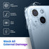 3PCS Rear Back Camera Lens Protector Tempered Glass for iPhone 15/15 Plus - HD Clear Full Coverage Guard...