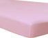 Baby Crib Fitted Sheet Poplin Natural Cotton for Standard Crib &Toddler Mattress Sheet Cover 28x52 Solid Pink Girl Premium Percale Soft Nursery Ki...