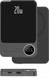 Fast Charging Magnetic Power Bank Wireless Charging Type C Quick Charge Support and Lightning Cable Compatible Port, LED Display Ultra Slim High C...