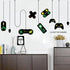 Amaonm Removable Creative Game Controllers Vinyl Wall Decal Peel & Stick Art Decor Games Wall Stickers for Kids Children Boy Bedroom Playroom Nurs...