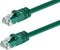 Monoprice 3FT 24AWG Cat5e 350MHz UTP Ethernet Bare Copper Network Cable - Green...