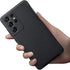 for Galaxy S21 Ultra Case with S Pen Holder, Liquid Silicone Phone Cover with Stylus Slot (S-Pen Not Included) Anti-Fingerprint Military Shockproo...