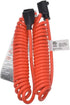 Monoprice Coiled Power Tool Extension Cord - NEMA 5-15P to NEMA 5-15R, Expands from 3 Feet to 10 Feet, 13 Amp, 16AWG, Orange...