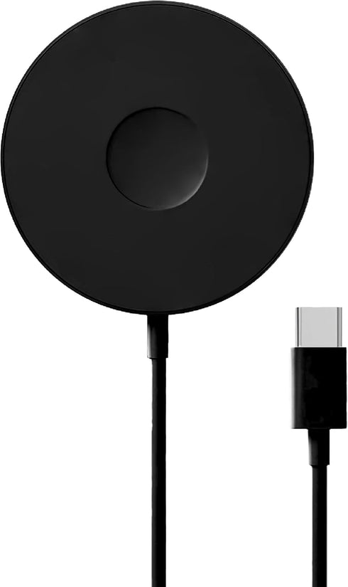 MMOBIEL Magnetic Wireless Charger 15W Compatible with MagSafe iPhone 15/14/13/12 Series, AirPods 3/2/Pro, Apple Watch All Series, Samsung Galaxy B...