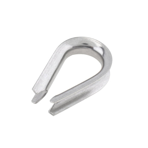 1/4" Wire Rope Thimbles 6Pcs, M5 Stainless Steel Thimble for Diameter Cable Rigging...