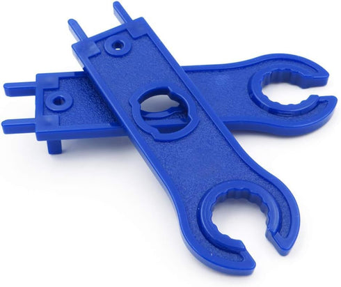 2Pcs Blue Home Improvement Tools 2Pcs Solar Panel MC4 Connector Spanner Wrench Quick Connect Disconnect Tool Hand Tools Multi Handyman Tool Multit...